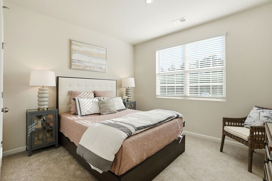 Furnished interior view inside a new home in Waxhaw Landing, Monroe (Image 10).