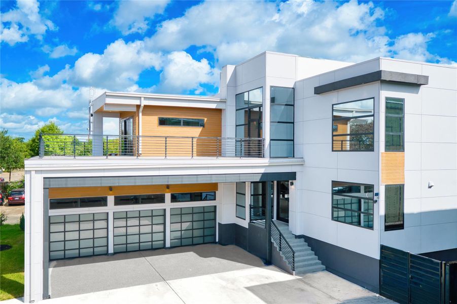 Exterior details and patio area of a home in , Houston (Image 31). Exterior details and patio area of a home in , Houston (Image 31).