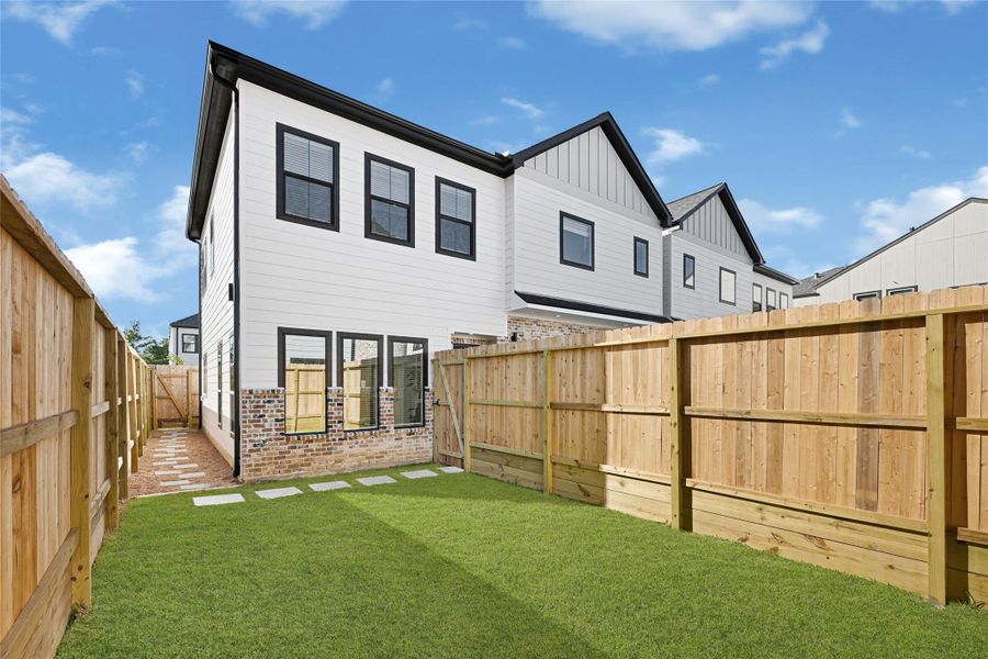 Exterior details and patio area of a home in , Houston (Image 22). Exterior details and patio area of a home in , Houston (Image 22).