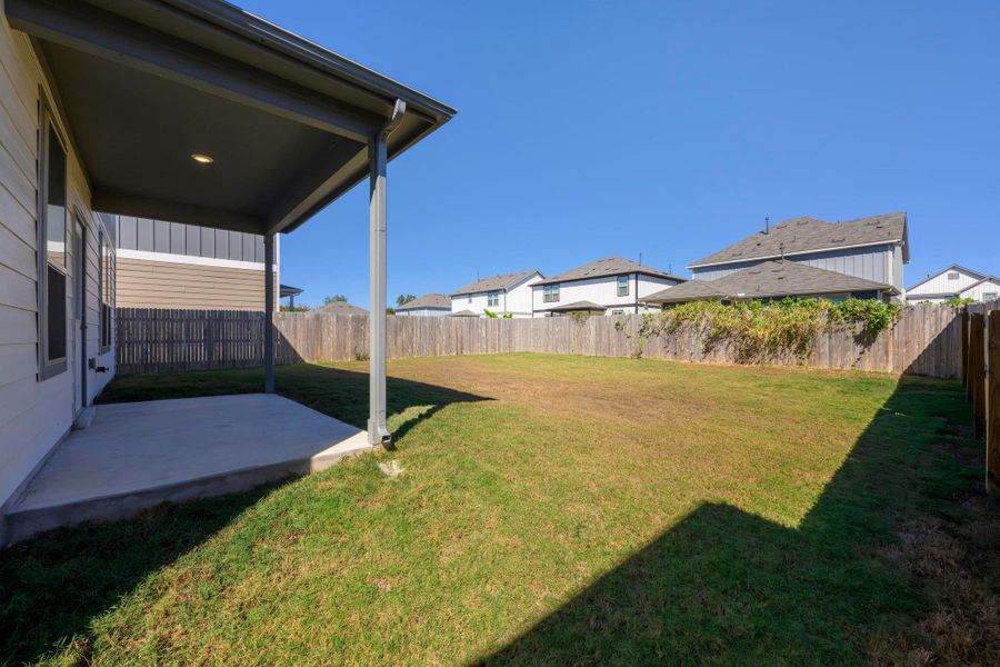 Exterior details and patio area of a home in East Parke, Austin (Image 19). Exterior details and patio area of a home in East Parke, Austin (Image 19).