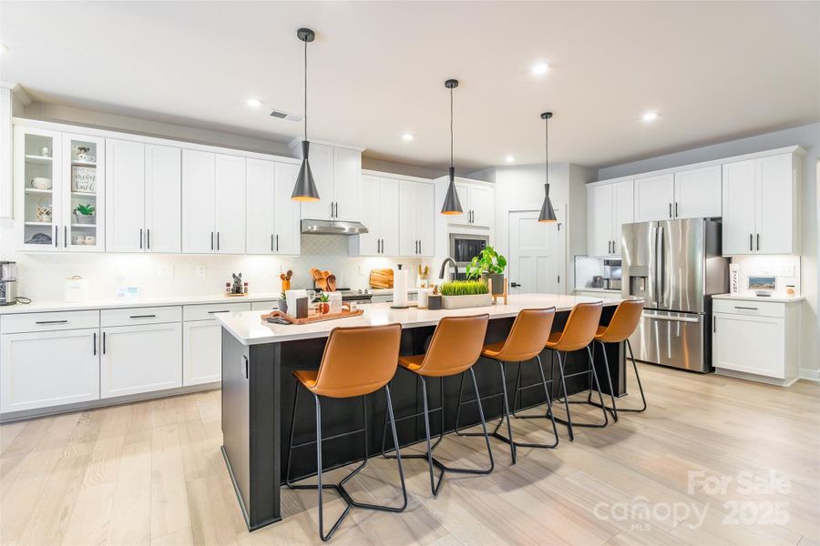 Furnished interior view inside a new home in , Indian Trail (Image 26).