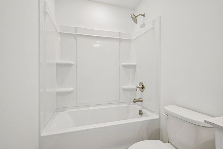 Bath 2 featuring the AW Collection® Timeless - Smooth surfaces and soft tones feel right at home.