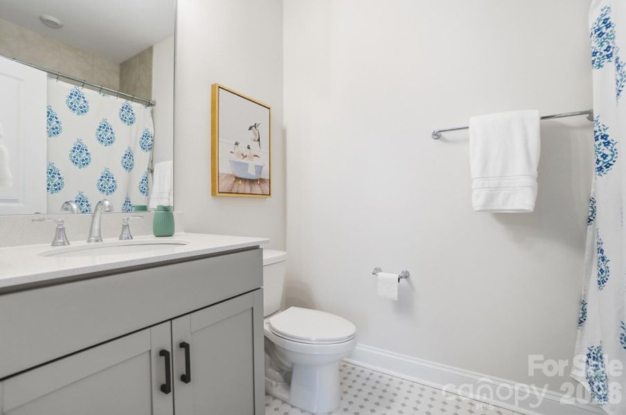 Furnished interior view inside a new home in , Belmont (Image 36).