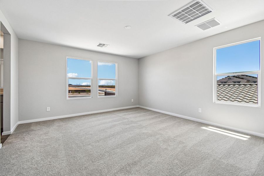 A room with windows. A room with windows.