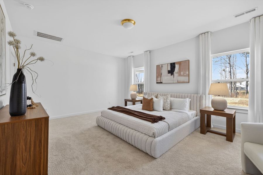 Furnished interior view inside a new home in Copper Ridge at Flowers Plantation, Clayton (Image 18).