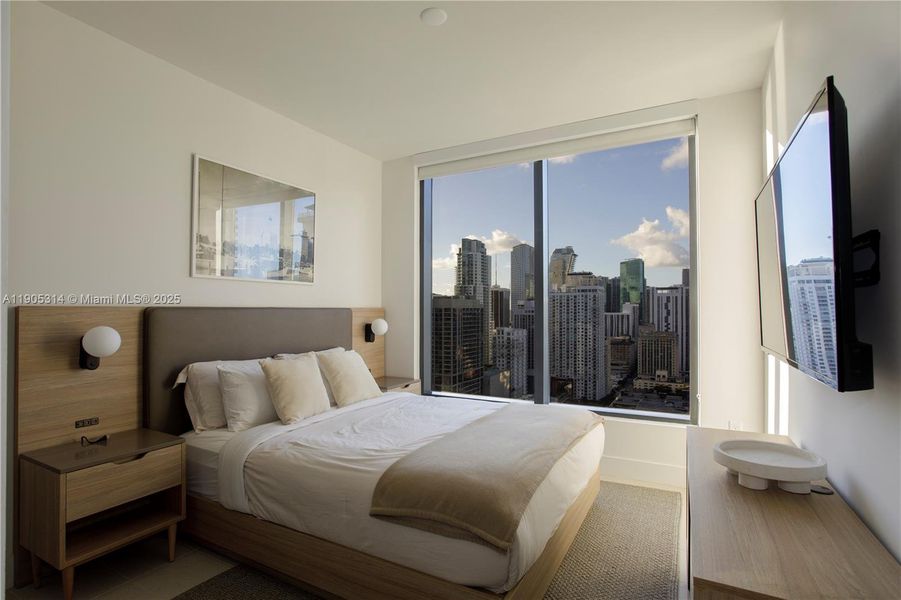 Furnished interior view inside a new home in , Miami (Image 13).