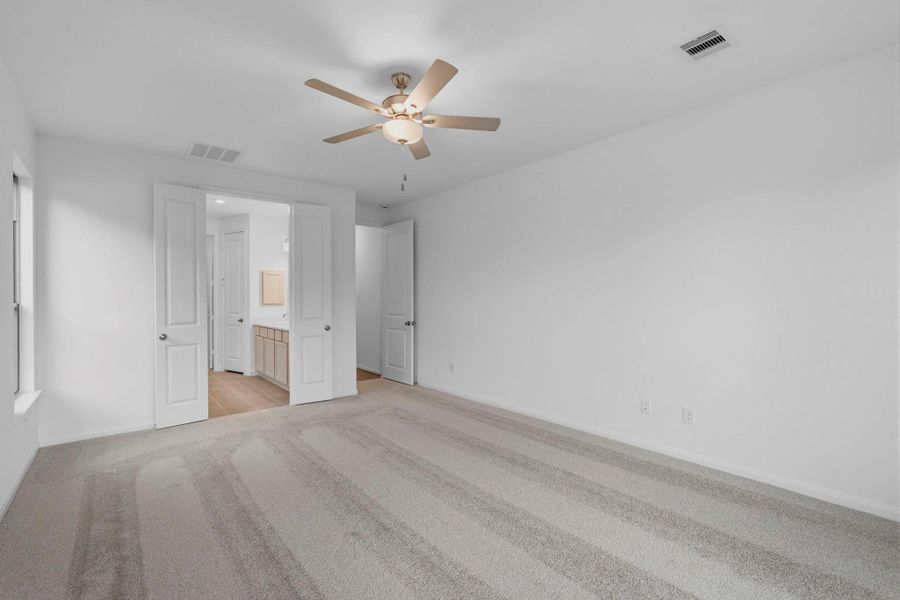 Spacious, unfurnished interior of a new home in Bridgeland, Cypress (Image 19). Spacious, unfurnished interior of a new home in Bridgeland, Cypress (Image 19).