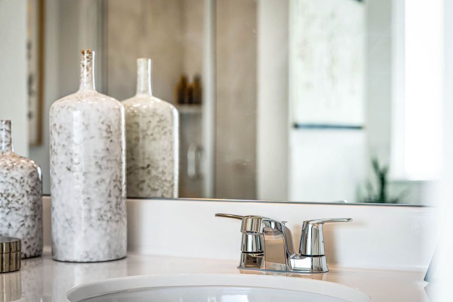 These are images of the secondary bathrooms in the Hawkins plan and is the model home in Carillon at 13305 Eppright Trace Blvd., Manor, TX. These are images of the secondary bathrooms in the Hawkins plan and is the model home in Carillon at 13305 Eppright Trace Blvd., Manor, TX.