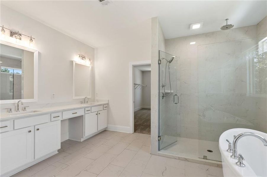 Furnished interior view inside a new home in Chattahoochee Reserve, Cumming (Image 13).