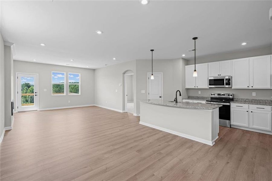 Spacious, unfurnished interior of a new home in Villas at Gold Creek, Dawsonville (Image 40).