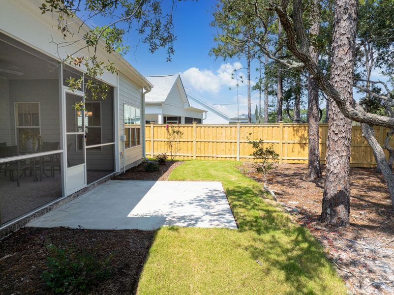 Representative exterior details of a home built from the Ashton by Bill Clark Homes in The Sanctuary at Sunset Beach, Sunset Beach (Image 30). Representative exterior details of a home built from the Ashton by Bill Clark Homes in The Sanctuary at Sunset Beach, Sunset Beach (Image 30).