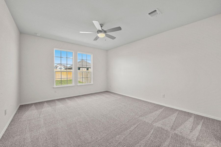Spacious, unfurnished interior of a new home in Mustang Valley, Manor (Image 21). Spacious, unfurnished interior of a new home in Mustang Valley, Manor (Image 21).