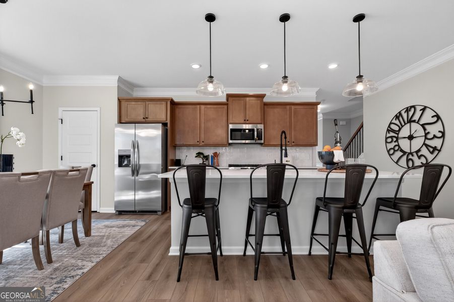 Furnished interior view inside a new home in Stonebridge North, Macon (Image 9).