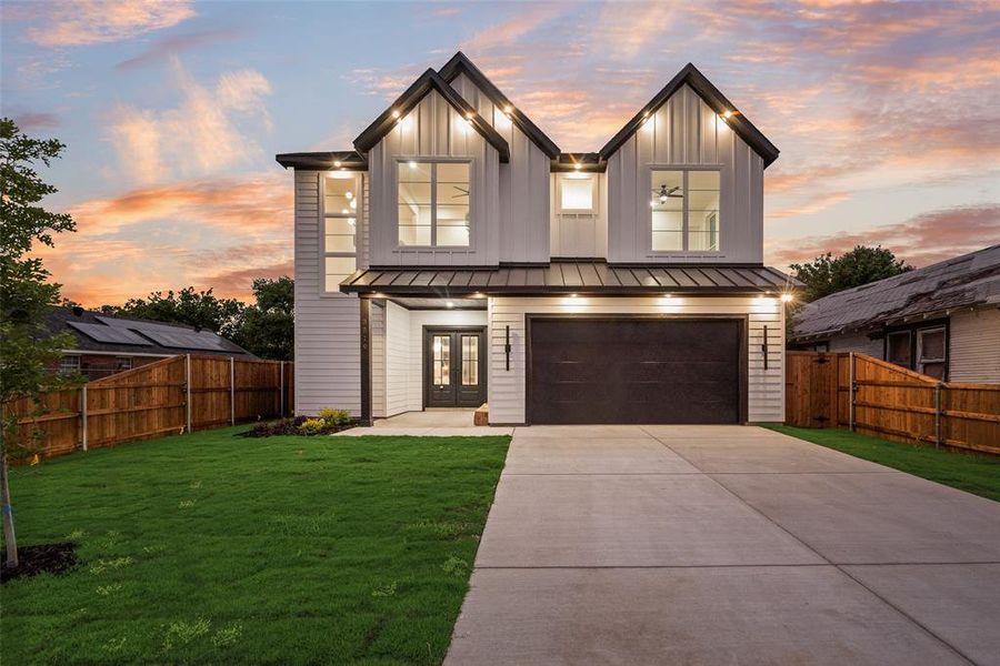 Front exterior of a new home in , Dallas, TX, highlighting curb appeal (Image 26). Front exterior of a new home in , Dallas, TX, highlighting curb appeal (Image 26).
