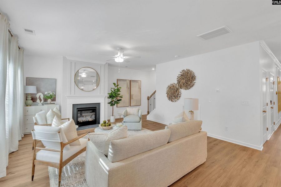 Furnished interior view inside a new home in Boykin Hills, Chapin (Image 13).