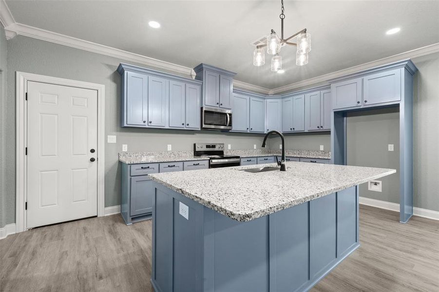 Furnished interior view inside a new home in , Waco (Image 9).