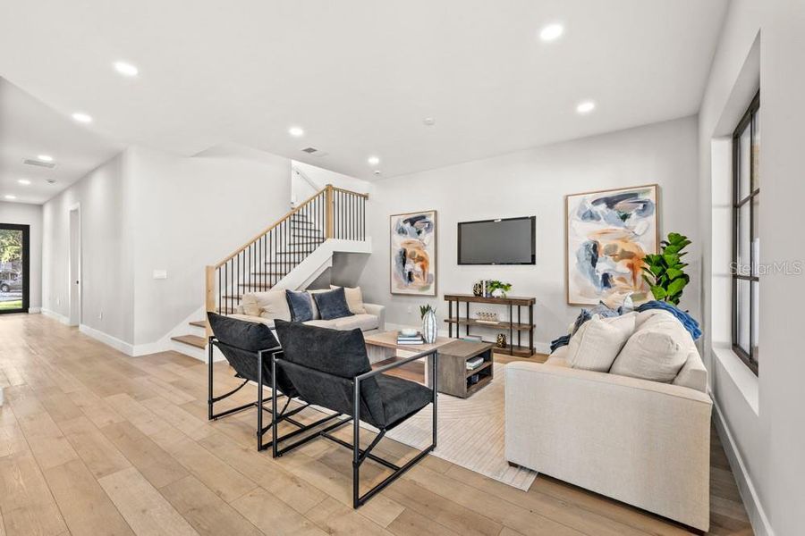 Furnished interior view inside a new home in , Orlando (Image 8).