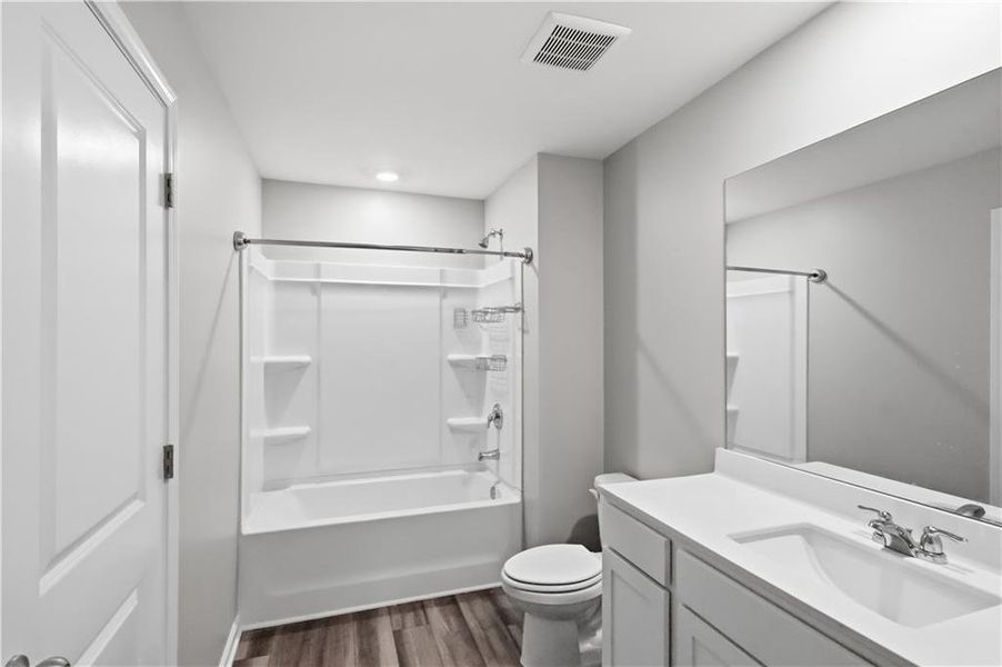 Furnished interior view inside a new home in , Atlanta (Image 6).
