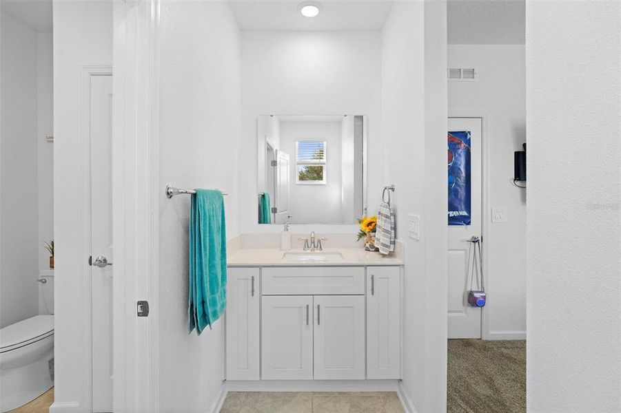 Furnished interior view inside a new home in Rhett's Ridge: Legacy Collection, Apopka (Image 39).