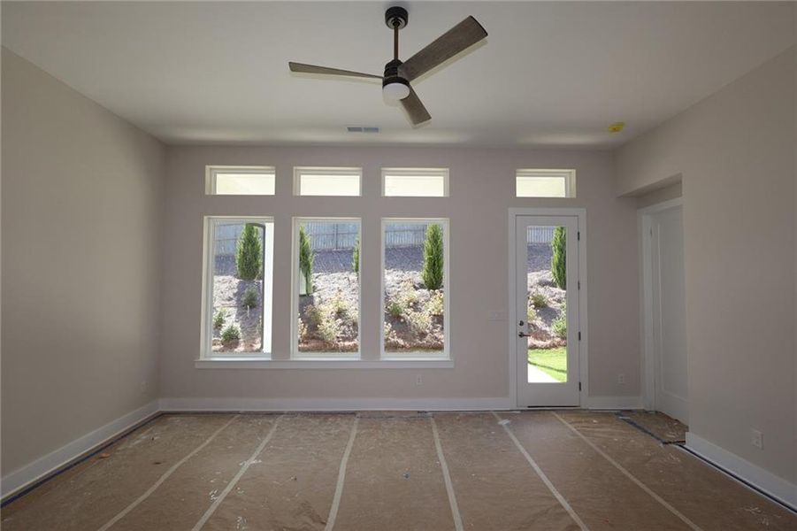 In-progress construction of a new home in Maple Grove at Towne Lake, Woodstock, GA (Image 9).