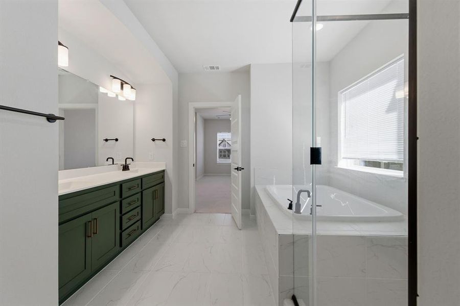 Furnished interior view inside a new home in , Fort Worth (Image 17). Furnished interior view inside a new home in , Fort Worth (Image 17).