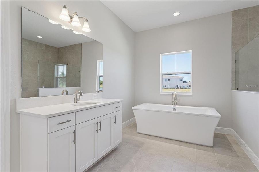 Furnished interior view inside a new home in Oakfield, Parrish (Image 15).