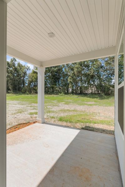 Back covered patio. Back covered patio.