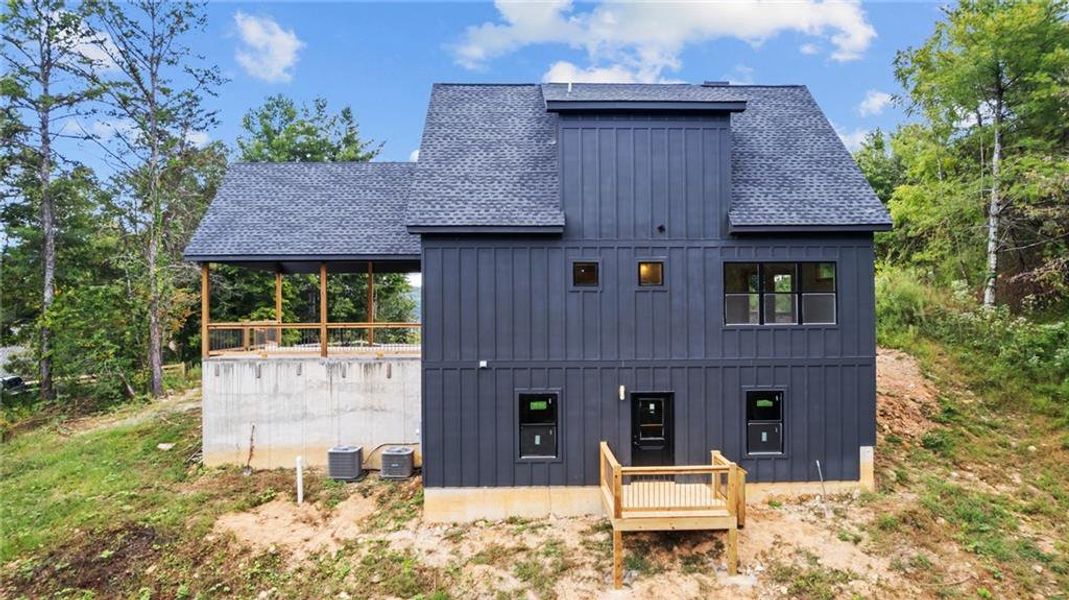 Front exterior of a new home in , Ellijay, GA, highlighting curb appeal (Image 26).