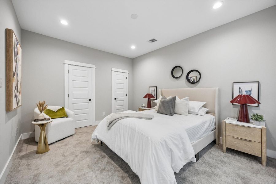 Furnished interior view inside a new home in , Houston (Image 39).
