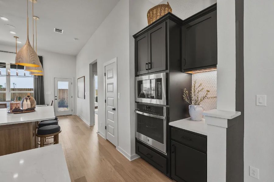 Representative furnished interior of a home built from the Dublin by Chesmar Homes in Legacy at Lake Dunlap, New Braunfels (Image 8).