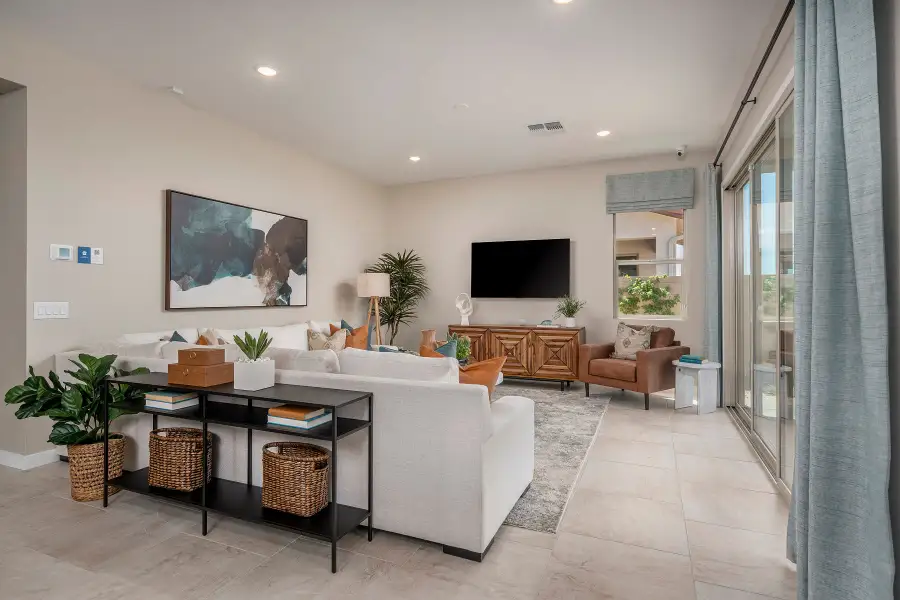 Representative furnished interior of a home built from the Pastora by Risewell Homes in Wildera, San Tan Valley (Image 4).