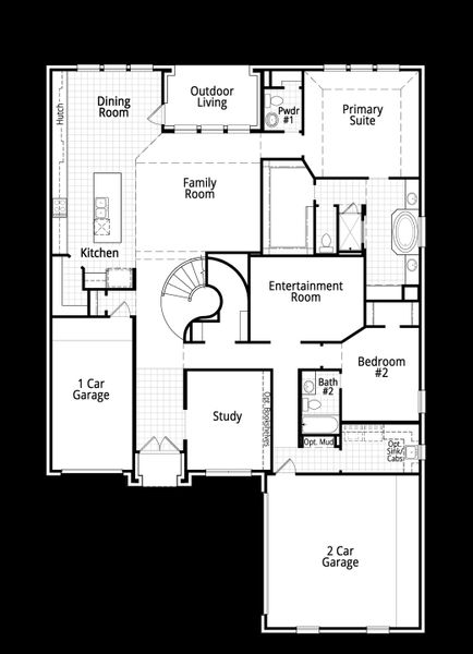 Downstairs Floor Plan