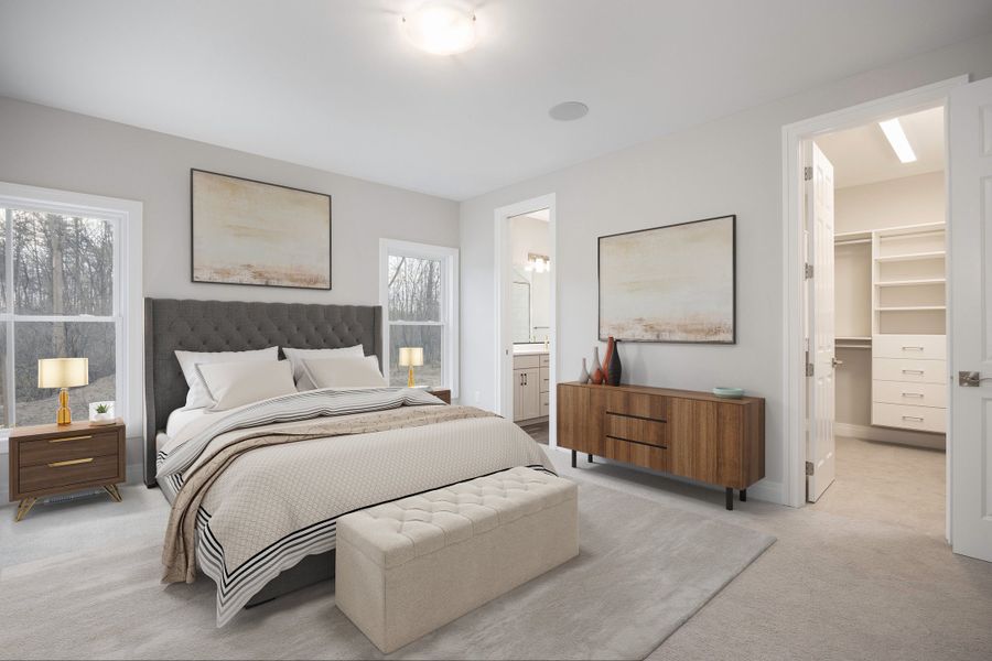Representative furnished interior of a home built from the The Avery by Forbes Capretto Homes in Sandywood Circle, Grand Island (Image 6).