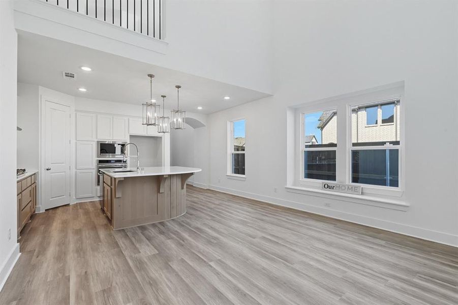 Furnished interior view inside a new home in Wellington: 40ft. lots, Haslet (Image 5).