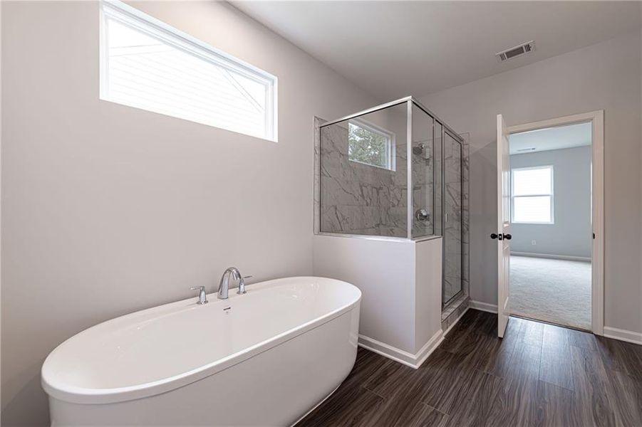 Furnished interior view inside a new home in Enclave at Edgewater, Canton (Image 3).
