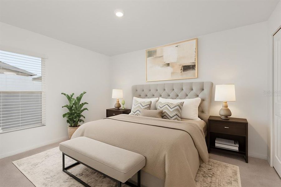 Furnished interior view inside a new home in Cypress Point at Lake Parker: The Estates, Lakeland (Image 5).