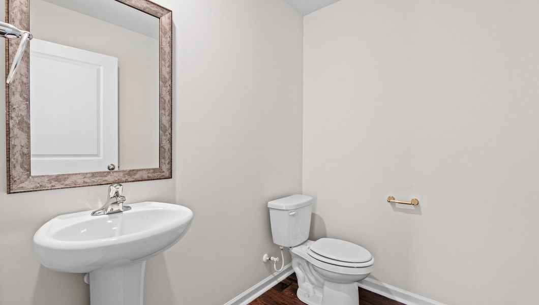 Representative furnished interior of a home built from the ELSTON by D.R. Horton in Harrier Point, Woodruff (Image 10).