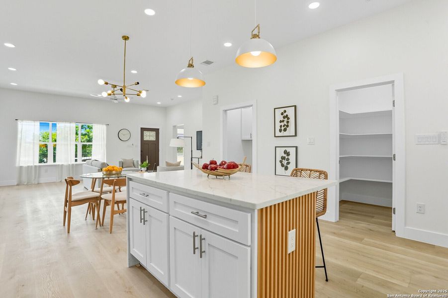Furnished interior view inside a new home in , San Antonio (Image 13).