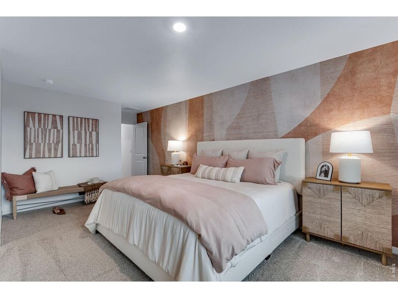 Furnished interior view inside a new home in Vista Meadows, Fort Lupton (Image 9).