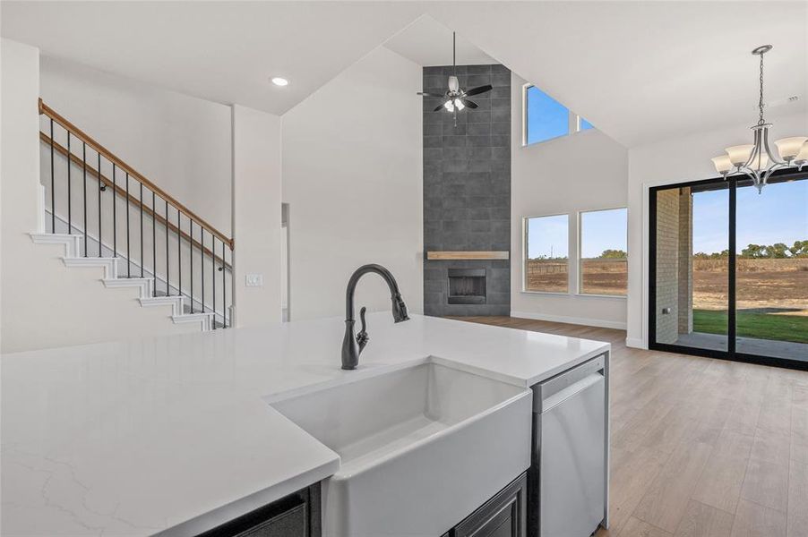 Furnished interior view inside a new home in Pioneer Estates, Blue Ridge (Image 10). Furnished interior view inside a new home in Pioneer Estates, Blue Ridge (Image 10).