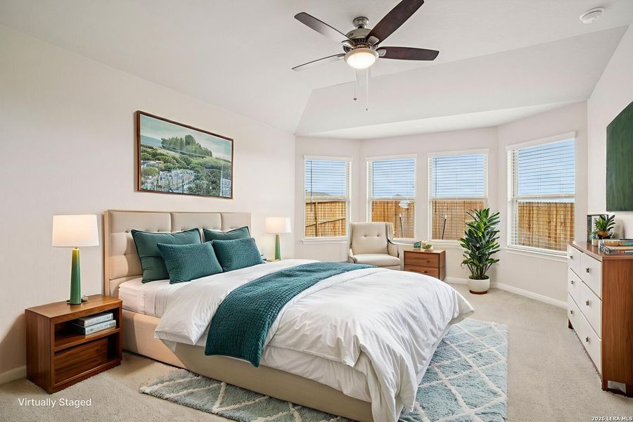 Furnished interior view inside a new home in Legendary Trails - Premier Series, Cibolo (Image 10).