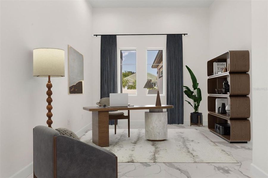Furnished interior view inside a new home in , Palm Coast (Image 14).