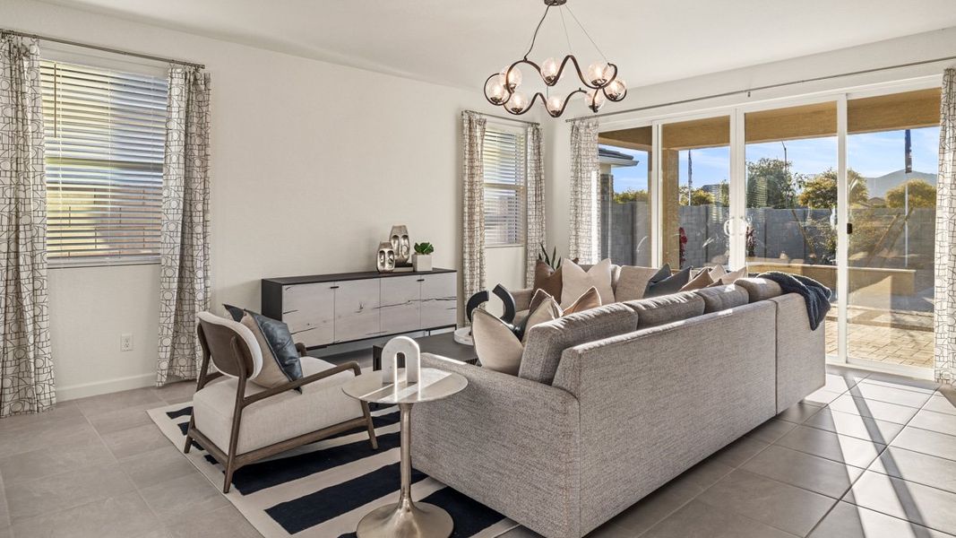 Furnished interior view inside a new home in Zanjero Pass, Waddell (Image 29).
