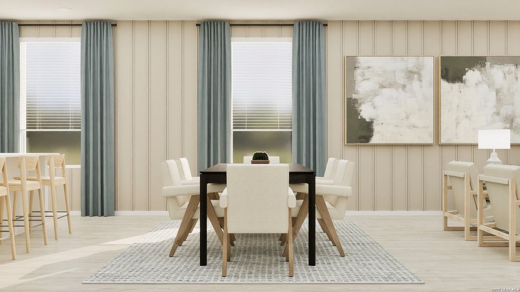 Furnished interior view inside a new home in Blossom Ranch, San Antonio (Image 34).