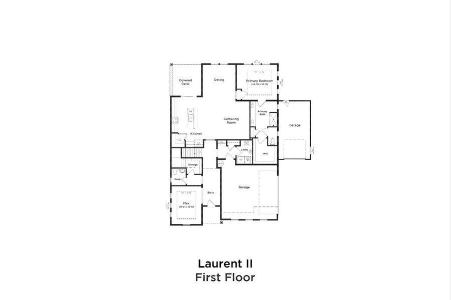 2D floor plan layout for the Laurent II by DRB Homes in Marlon's Creek, Spring Hill, TN (Image 3). 2D floor plan layout for the Laurent II by DRB Homes in Marlon's Creek, Spring Hill, TN (Image 3).