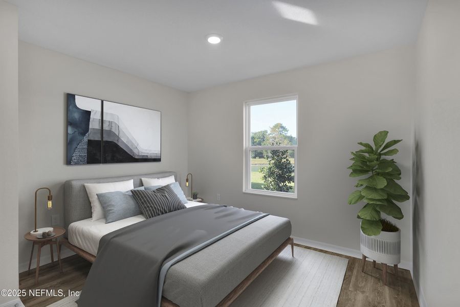 Furnished interior view inside a new home in Whisper Ridge, Hilliard (Image 3).