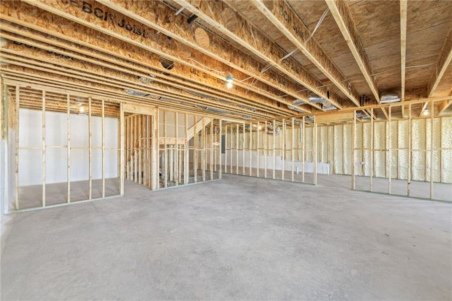 In-progress construction of a new home in Preserve at Mountain Creek, Pendergrass, GA (Image 47).