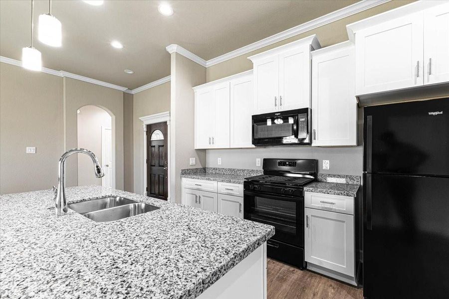 Furnished interior view inside a new home in , Houston (Image 12). Furnished interior view inside a new home in , Houston (Image 12).