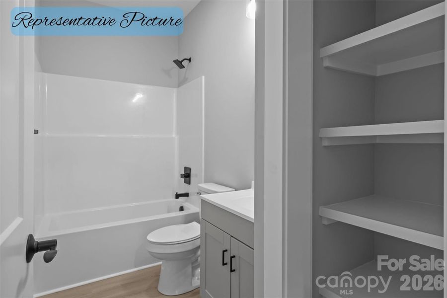 Furnished interior view inside a new home in , Albemarle (Image 11).