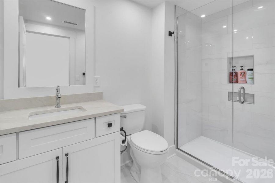 Furnished interior view inside a new home in , Waynesville (Image 30).